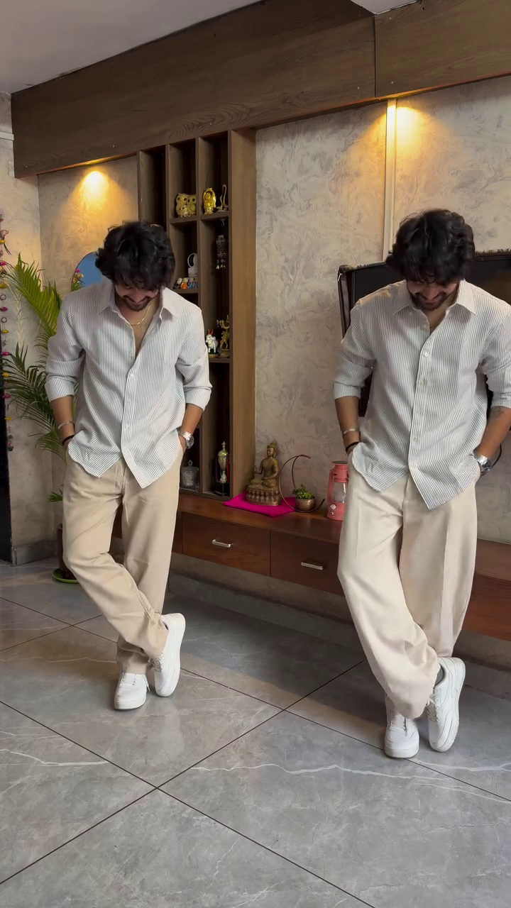 🌸 Soft Luxe Pastel Pink Cotton Shirt – Clean Fit • Everyday Elegance