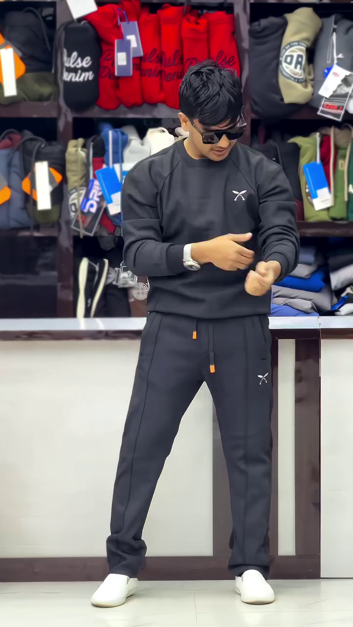 Premium Black Men’s Tracksuit Set – Urban Comfort | Everyday Athleisure Wear