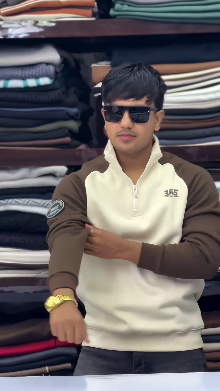 Urban Sport Luxe Zip-Neck Sweatshirt