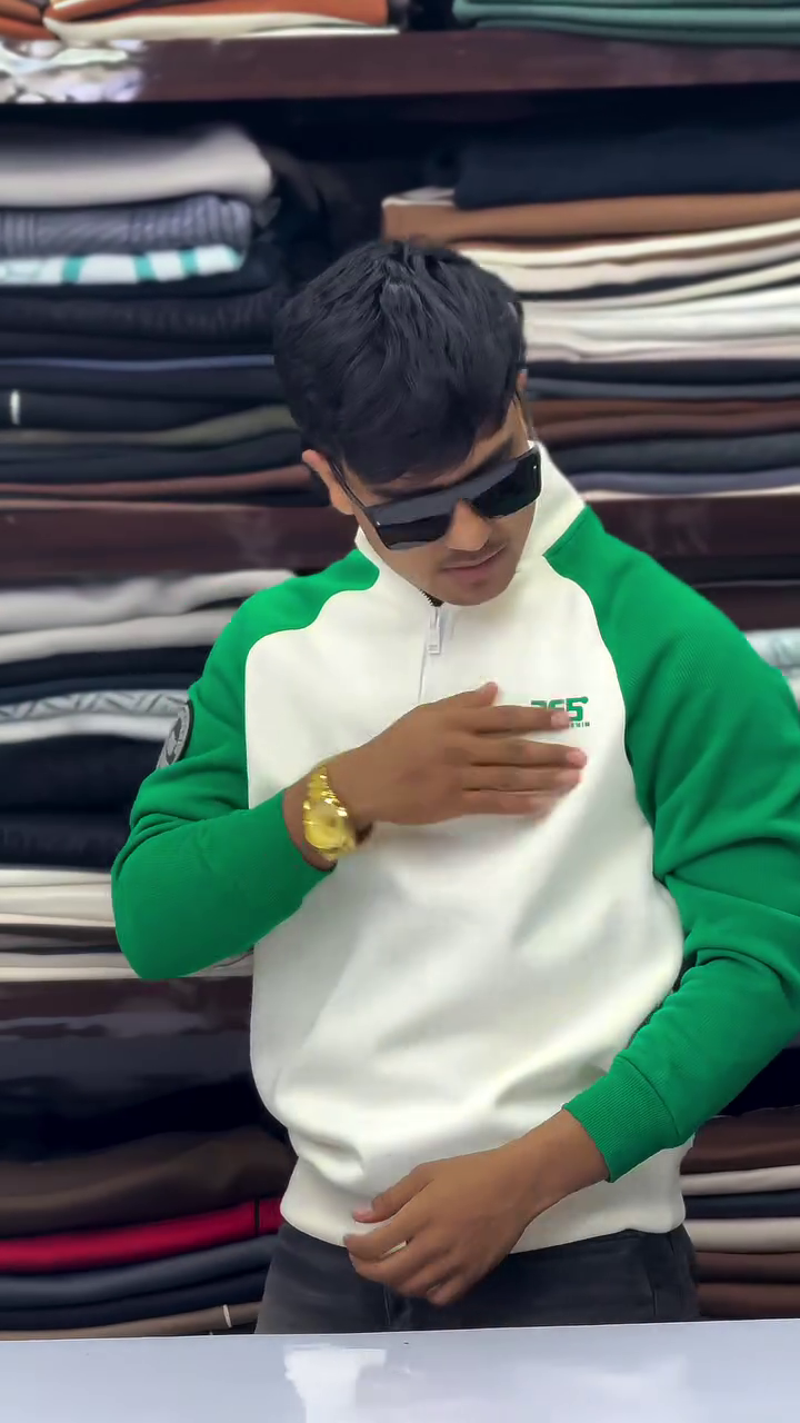 Urban Sport Luxe Zip-Neck Sweatshirt