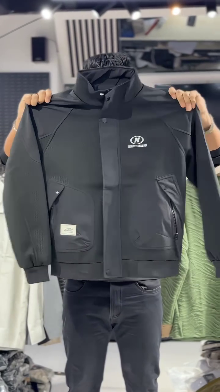 Urban Shield Utility Jacket – Modern Fit, All-Weather Style