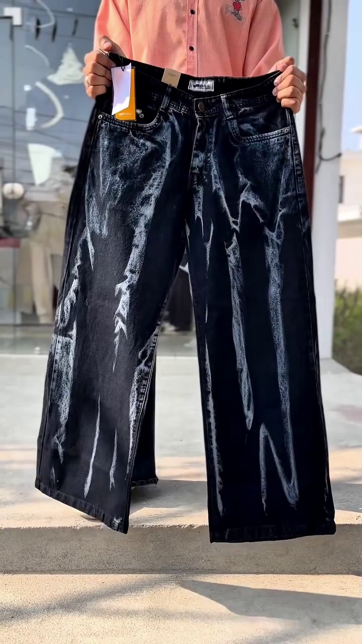 🖤 Midnight Storm Acid-Wash Straight Fit Jeans 🖤