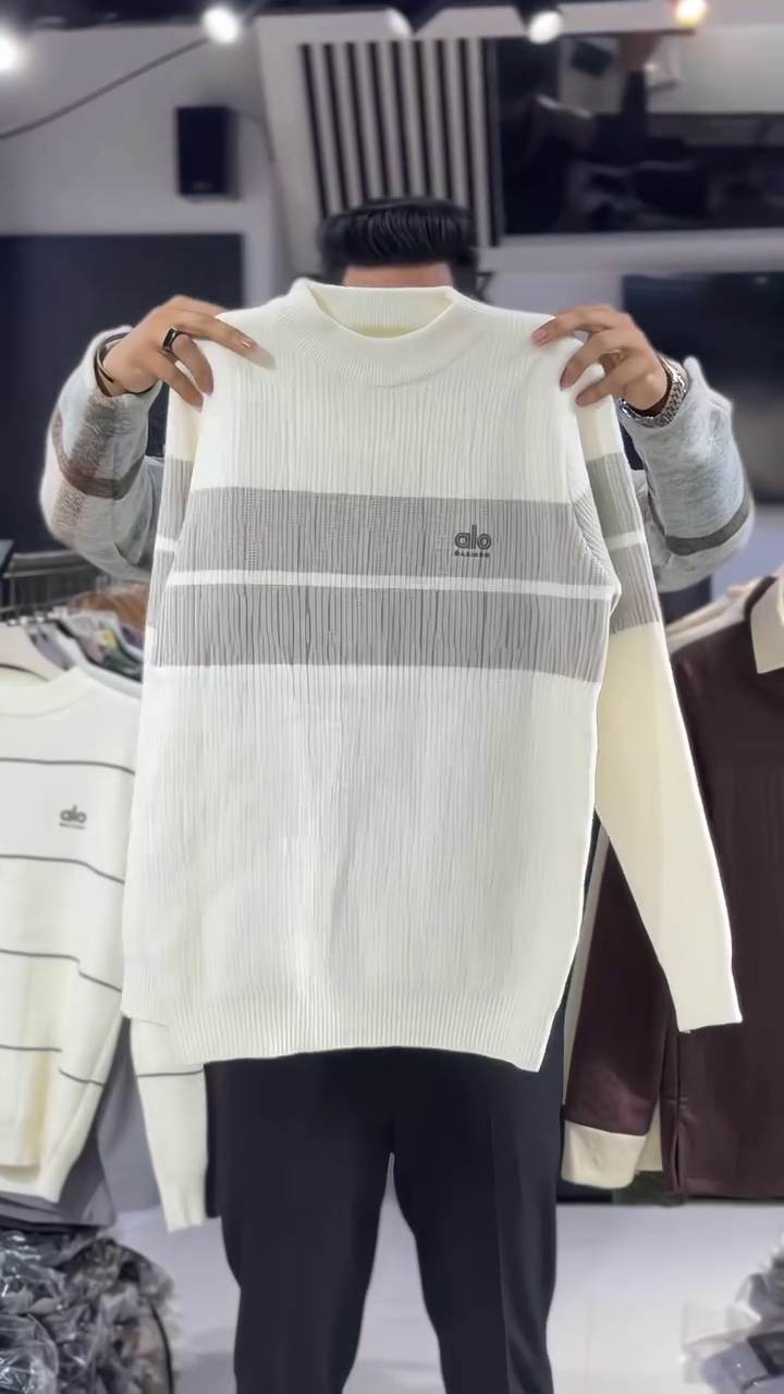 Premium Textured Winter Sweater for Men