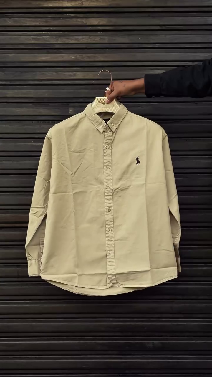 Light Grey Premium Classic Button-Down Shirt