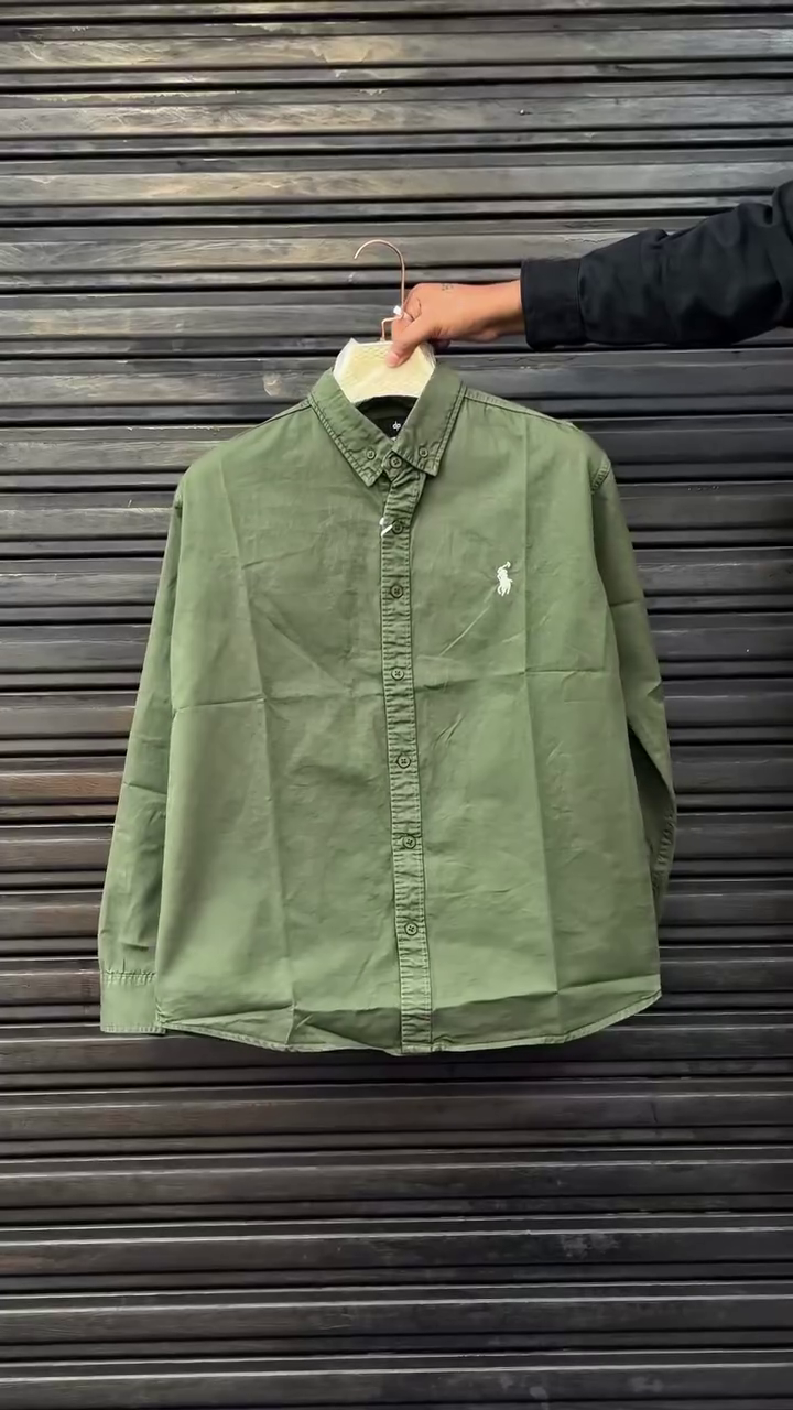 Light Grey Premium Classic Button-Down Shirt