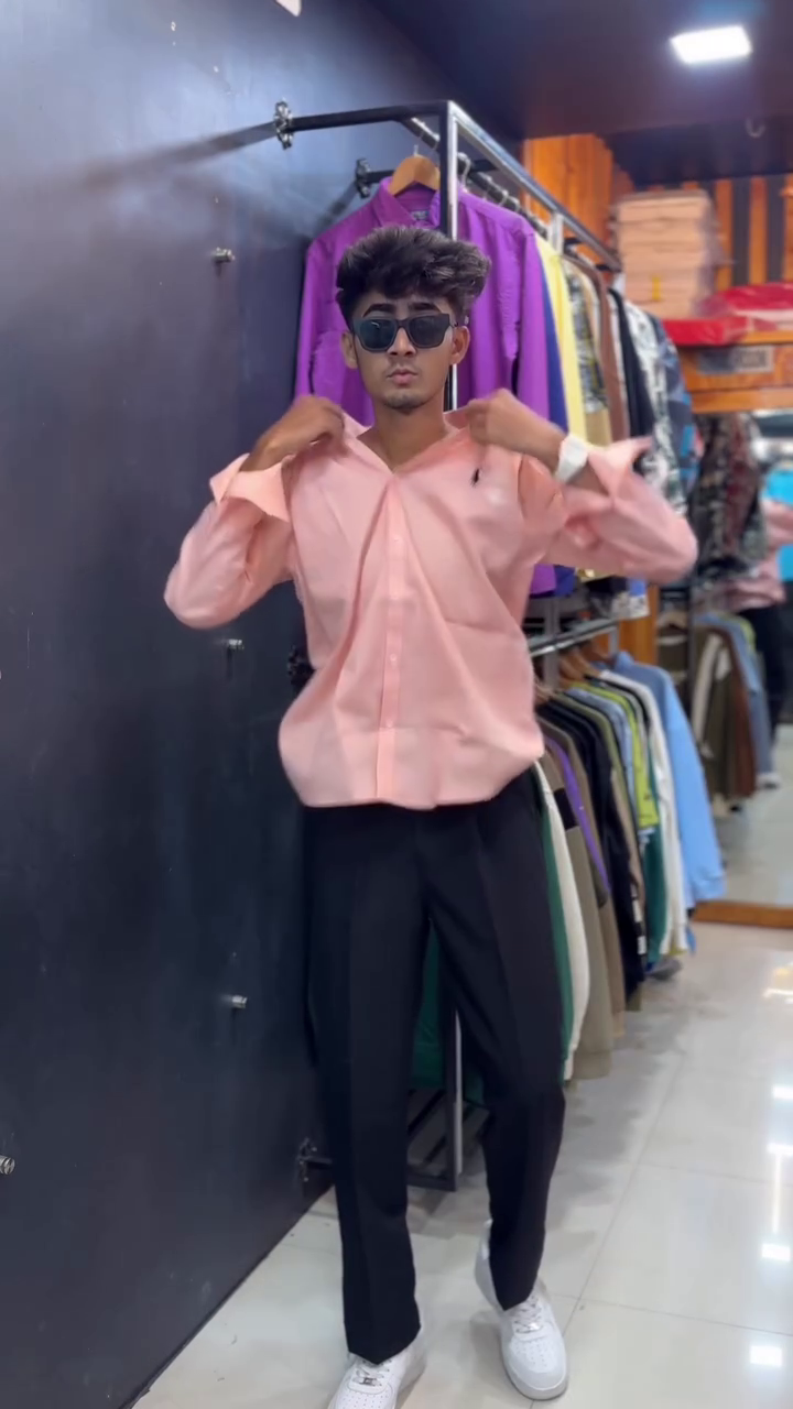 Premium Slim-Fit Formal Shirt and Trouser Street Style Look