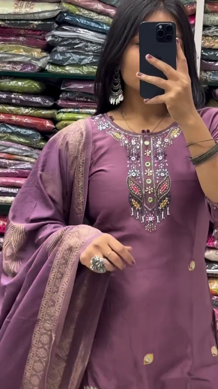 Elegant Dark Green Embroidered Kurta Set with Rich Designer Dupatta