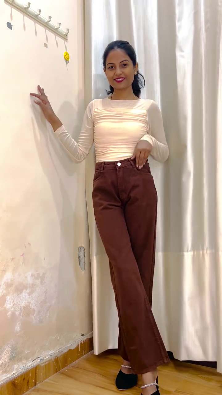 Stylish Wine Red Top for Casual and Smart Occasions