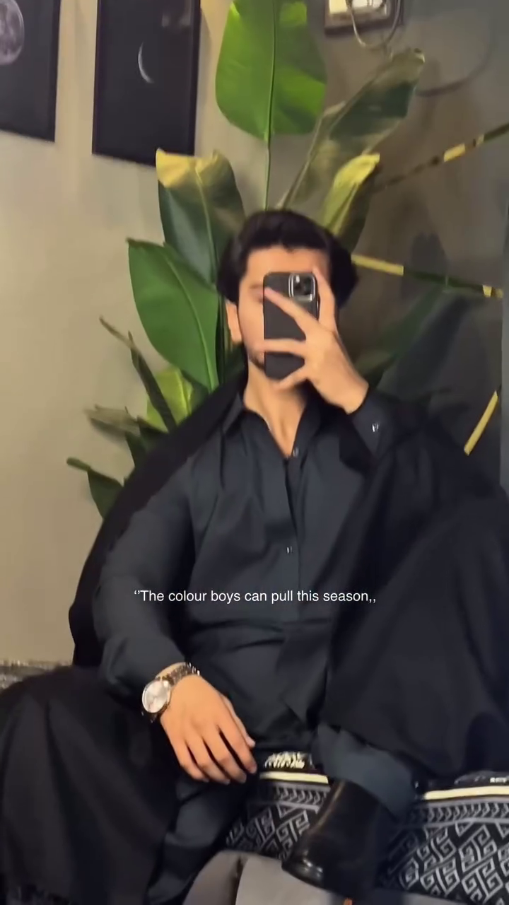 Charcoal Grey Men’s Kurta