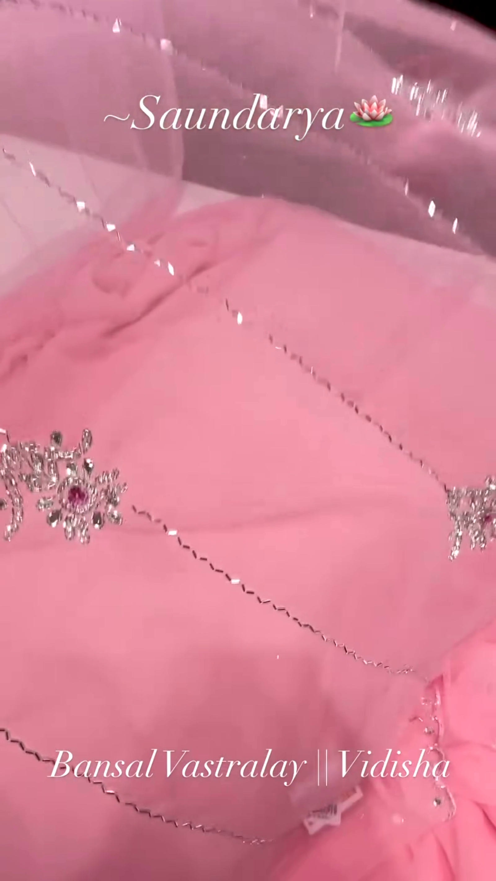 Saumya Pink Elegance: A Delicate Blend of Grace, Craftsmanship, and Festive Charm