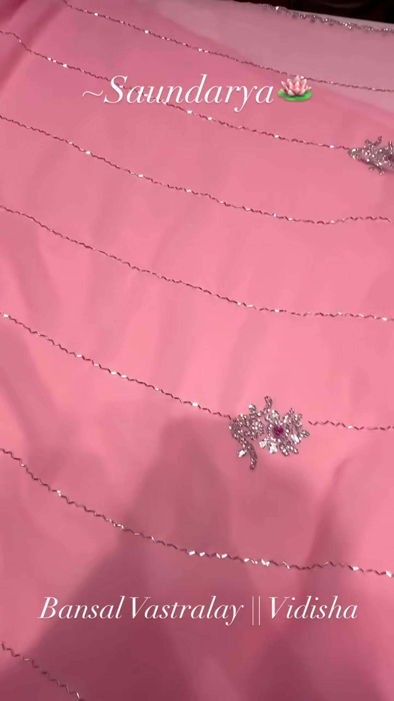 Saumya Pink Elegance: A Delicate Blend of Grace, Craftsmanship, and Festive Charm