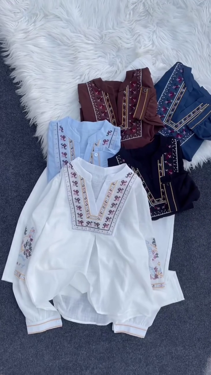 Premium Embroidered Kurta Pajama Set for Men