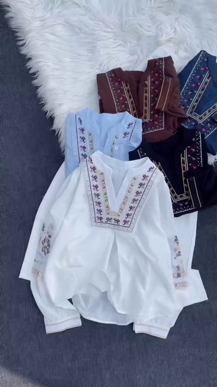 Premium Embroidered Kurta Pajama Set for Men