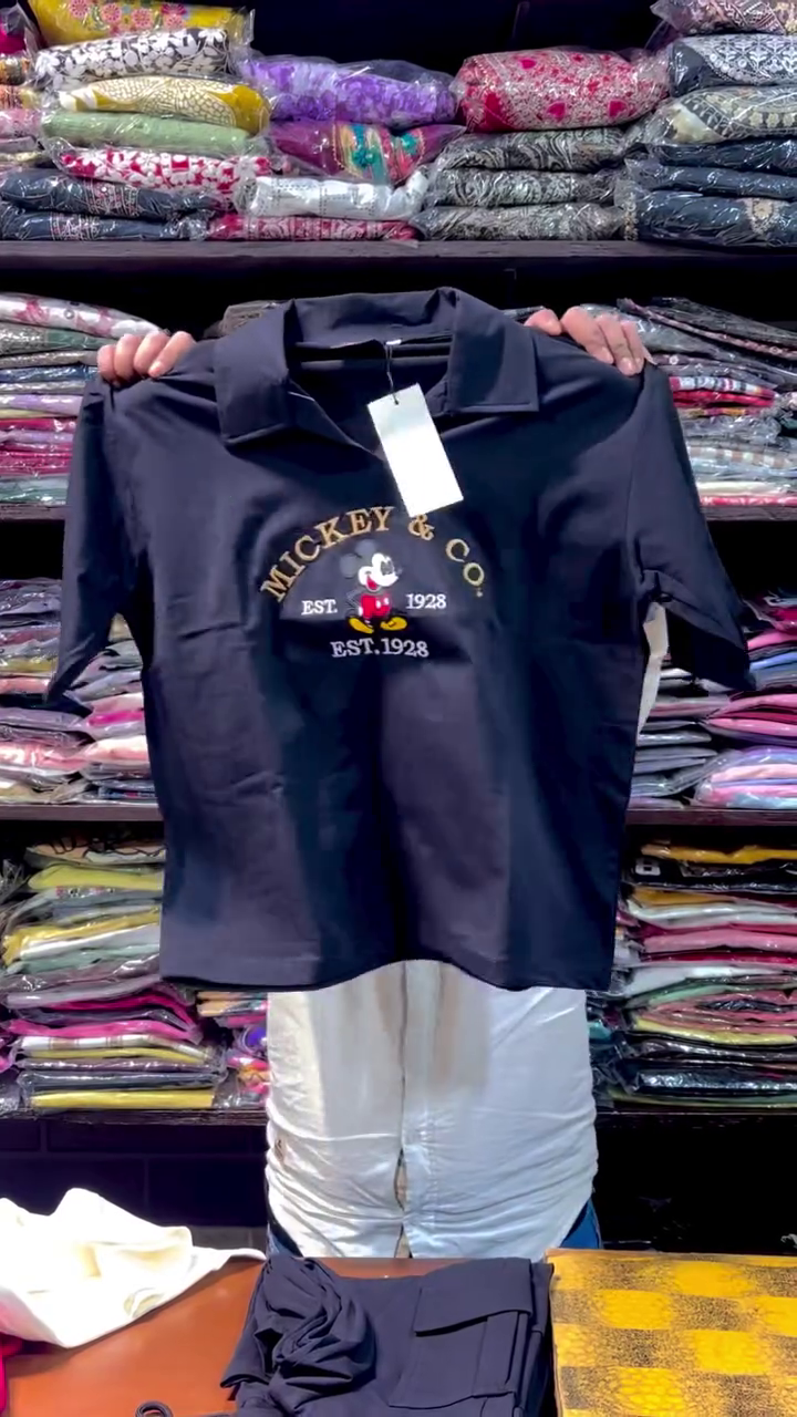 Bold Red Mickey & Co Polo Shirt