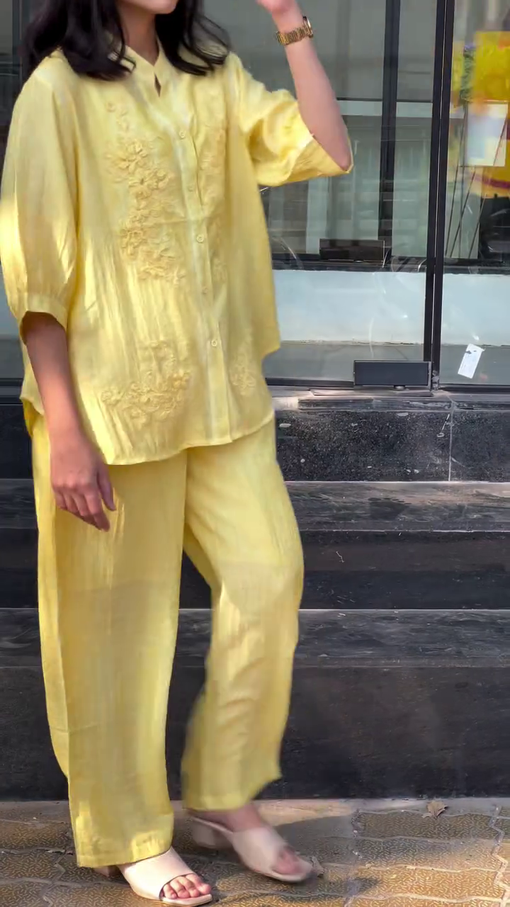 Sky Blue Embroidered Kurta Set