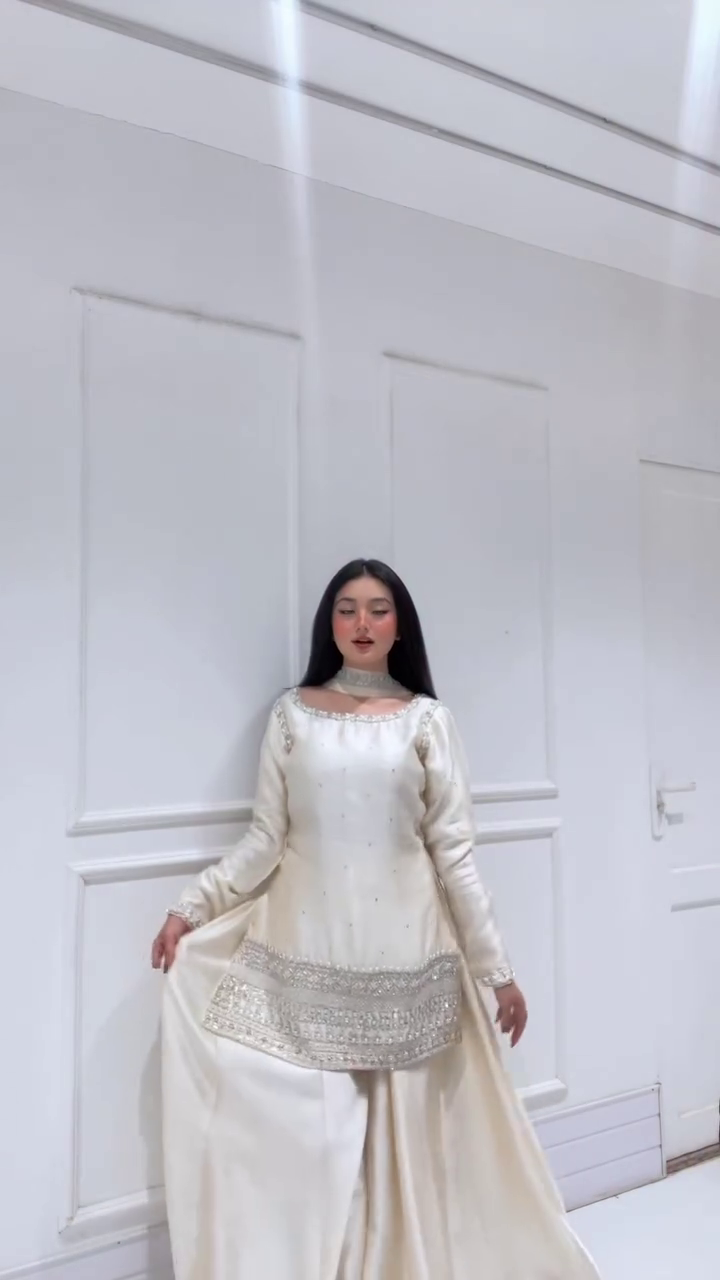 Ivory Designer Ethnic Suit