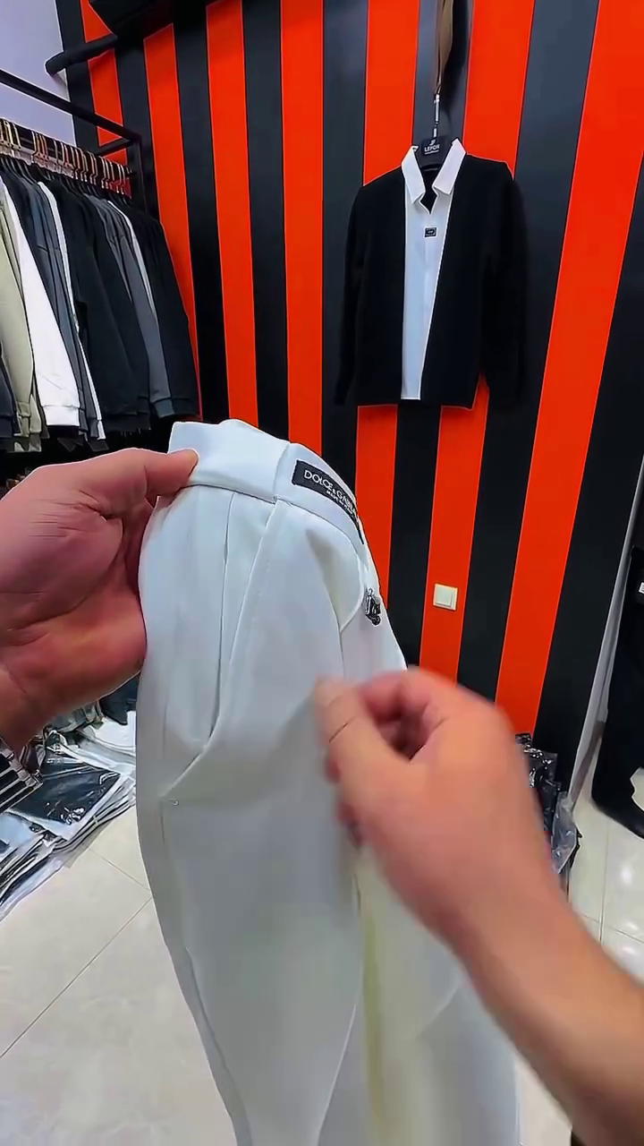 Black & White Modern Polo Outfit