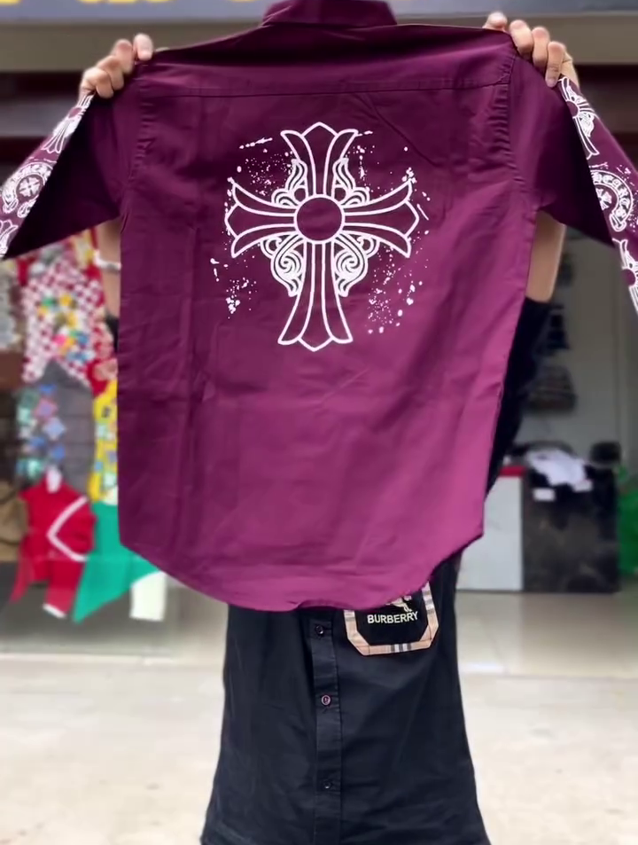Rust Brown Graphic Shirt