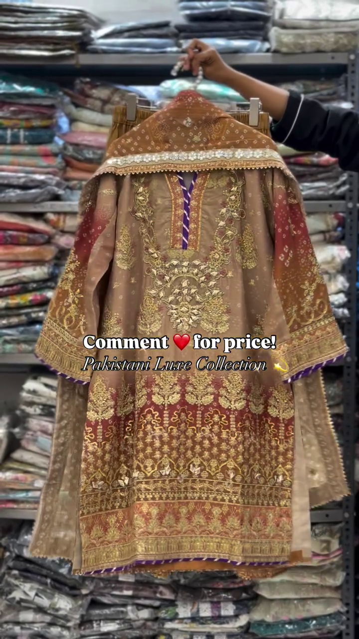 Pakistani Luxe Embroidered Suit Set