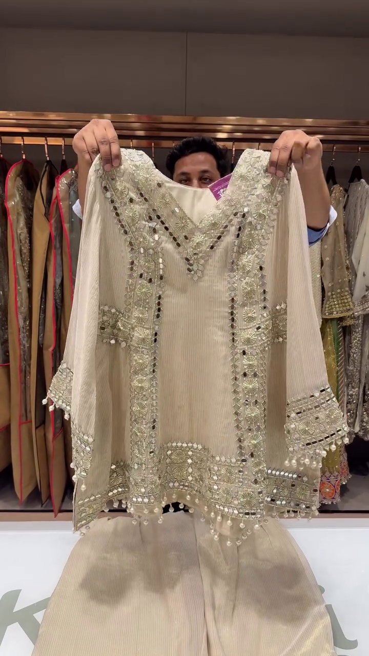 Embroidered Co-Ord Kurta Set