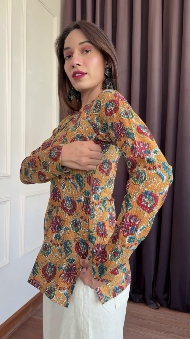 Printed Tunic with Palazzo Set