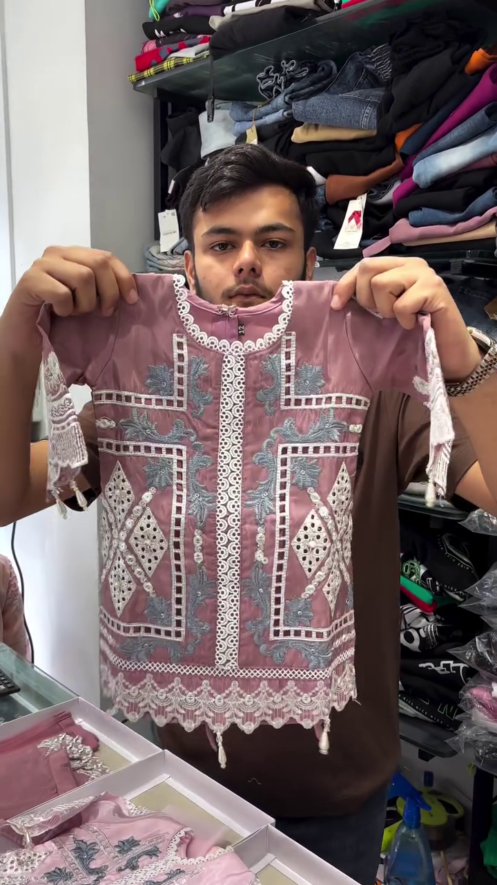 Kids Embroidered Ethnic Top