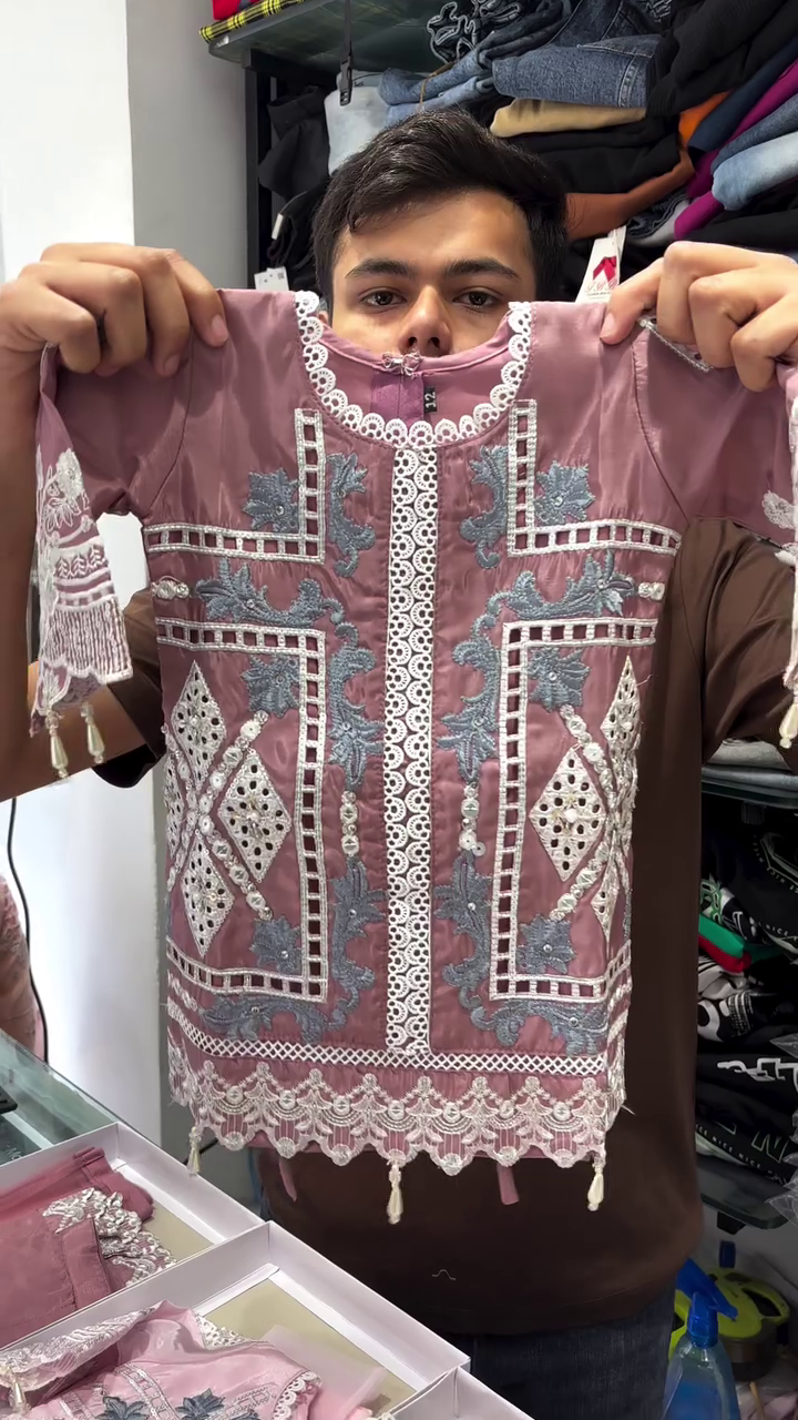 Kids Embroidered Ethnic Top