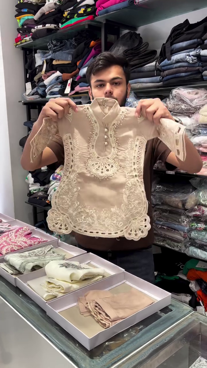 Kids Embroidered Ethnic Top