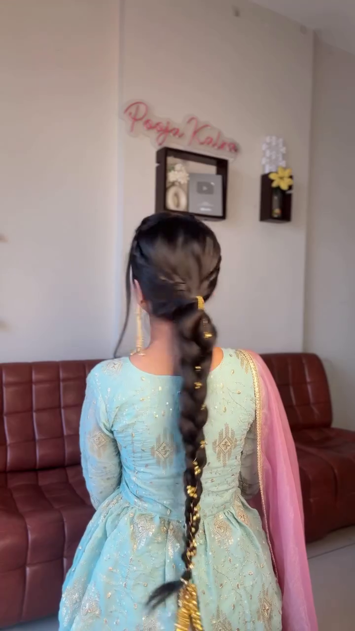 Festive Braided Hairstyle Look