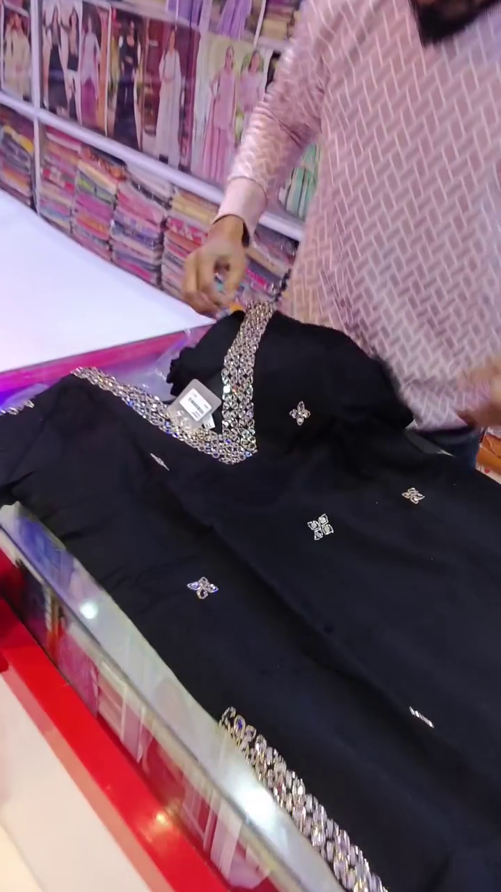 Black Embellished Party Wear Dress