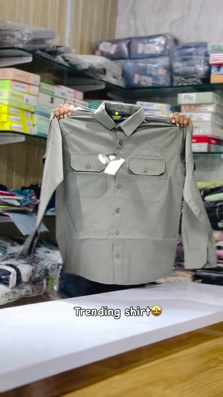 Classic Brown Utility Shirt