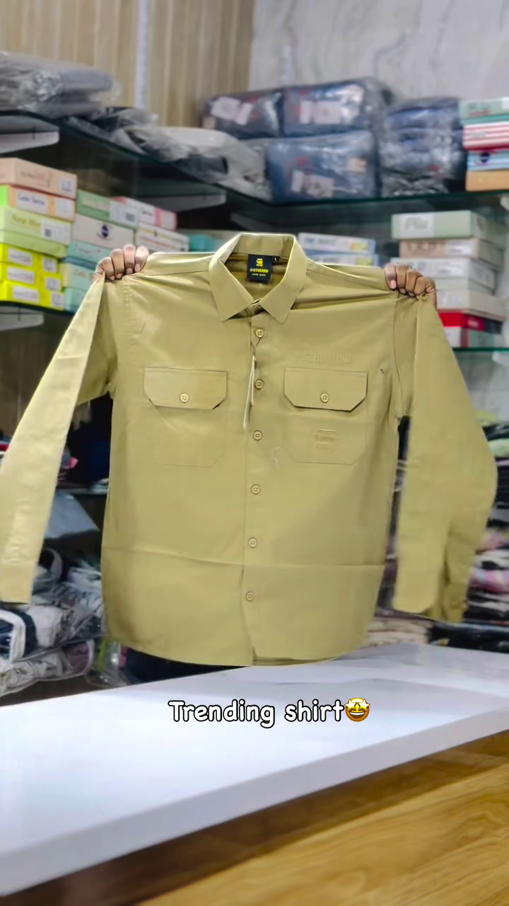 Classic Brown Utility Shirt