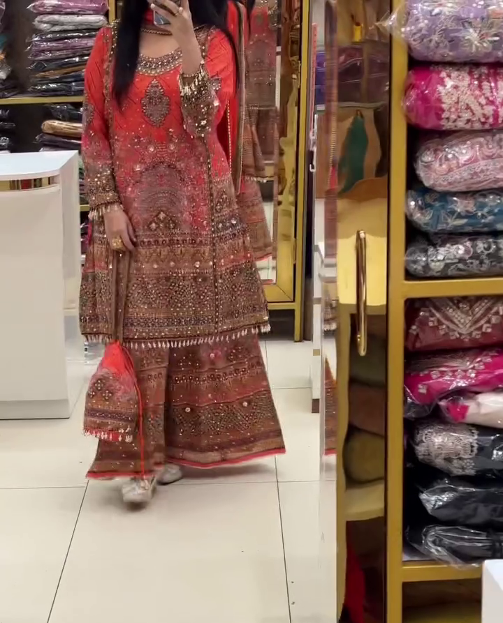 Heavy Embroidered Festive Pakistani Suit