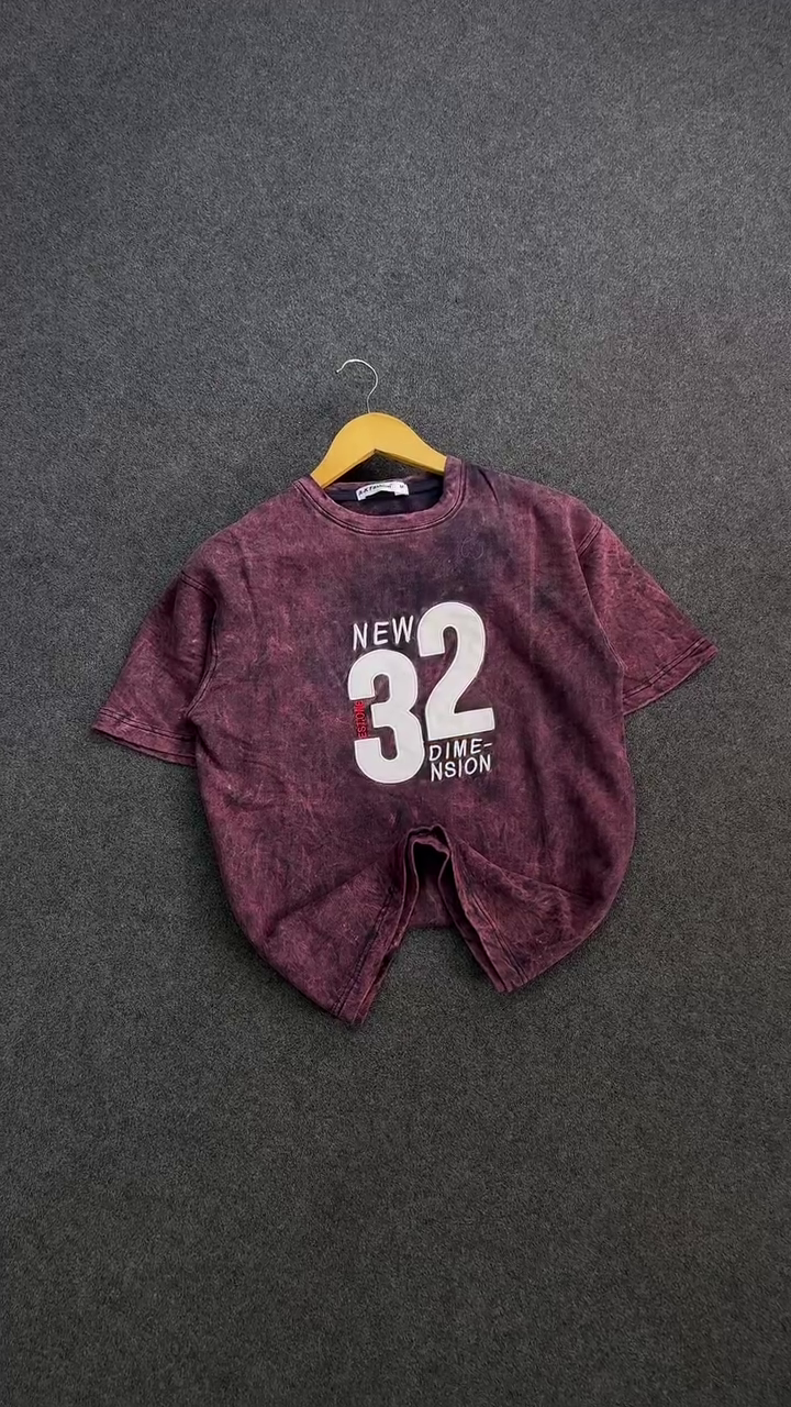 Vintage Wash Graphic Oversized T-Shirt