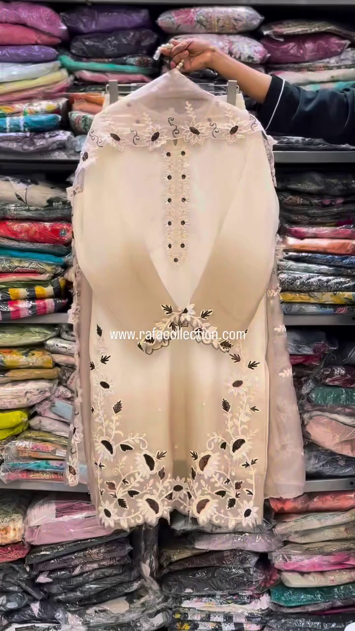 Sky Blue Embroidered Luxury Pakistani Suit Set