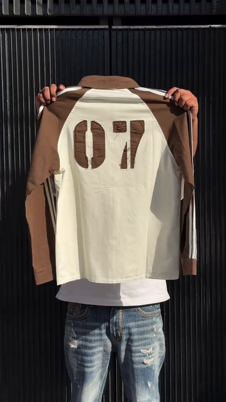 Men's Retro Colorblock Zip-Up Jacket
