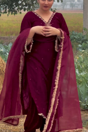 Meesho Designer Partywear Velvet Suit  Bollywood style velvet suit