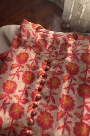 Women Printed Pure Cotton Straight Kurta Set