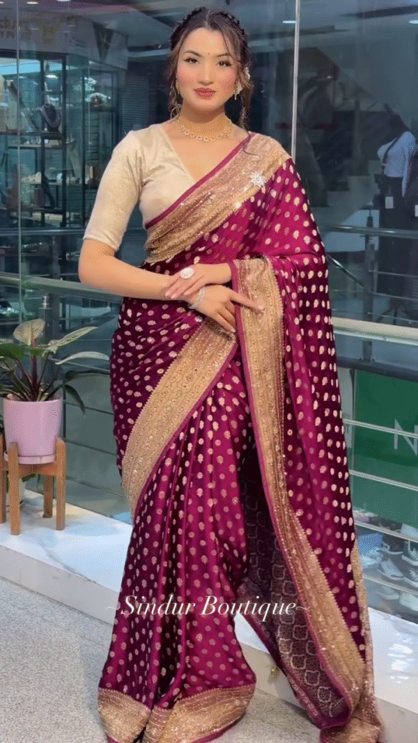 Self Design Banarasi Cotton Silk Saree
