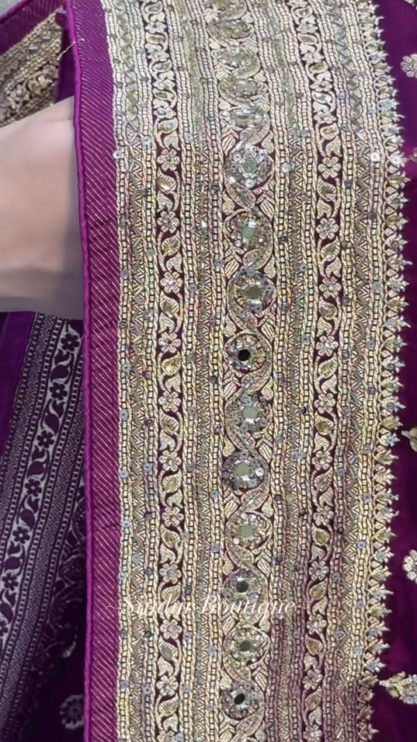 Self Design Banarasi Cotton Silk Saree - Image 6