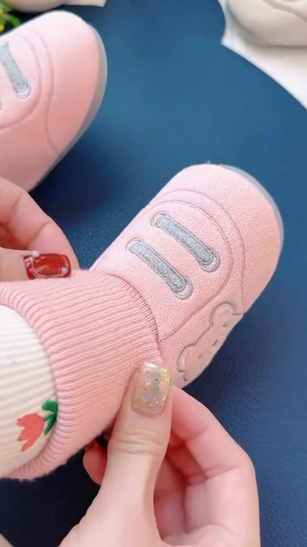 NEW Baby Girl Boy Soft First Walkers Sole Cartoon Anti-slip Shoes - Image 7