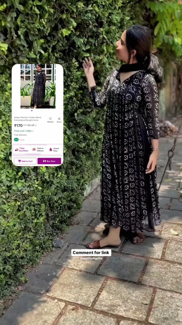 Women's Black color Rayon Blend Kurta Set