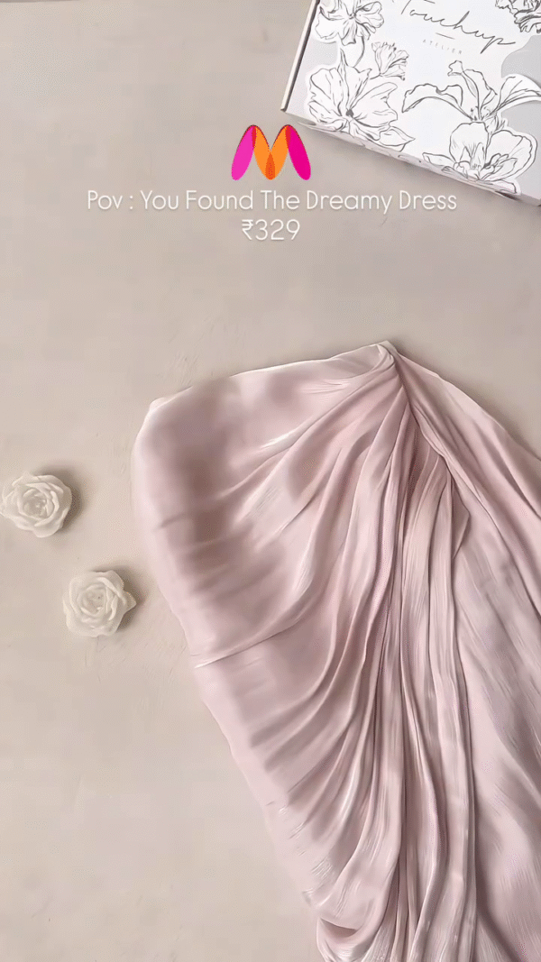 Pink Raw Silk Embellished Cape And Draped Skirt Set - Image 5