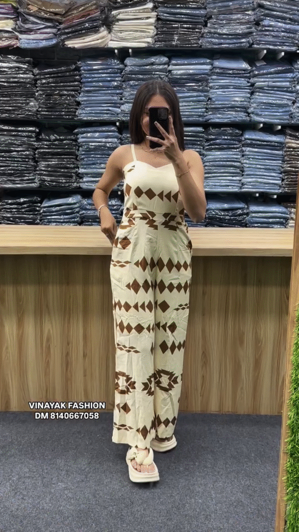 Buy Women Fit & Flared Jumpsuit - Image 4