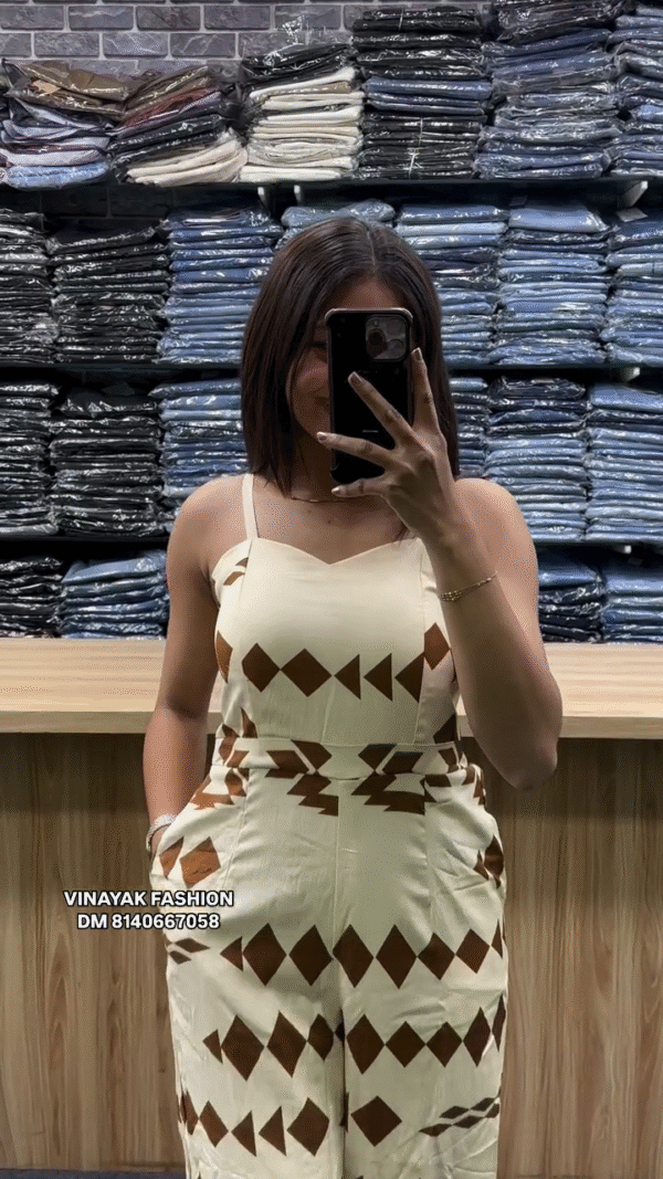 Buy Women Fit & Flared Jumpsuit - Image 3