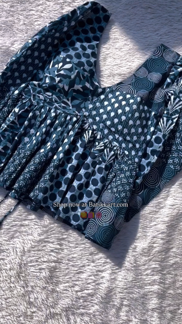 Trendy  Multicolor Floral Print Top - Image 4