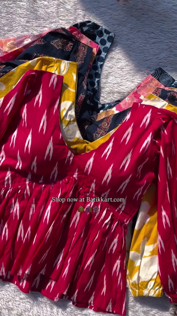 Trendy  Multicolor Floral Print Top - Image 6