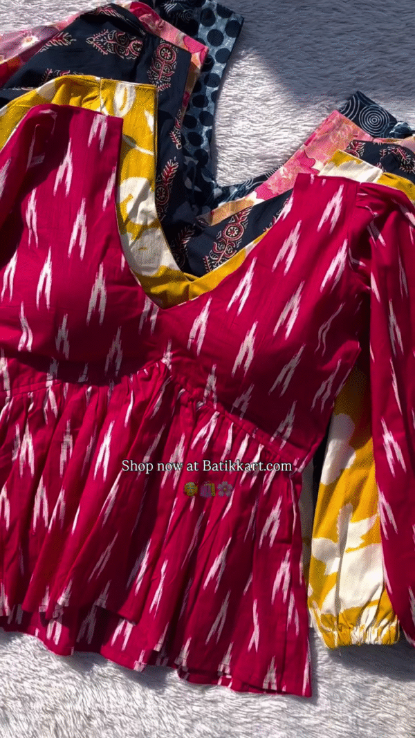 Trendy  Multicolor Floral Print Top - Image 5