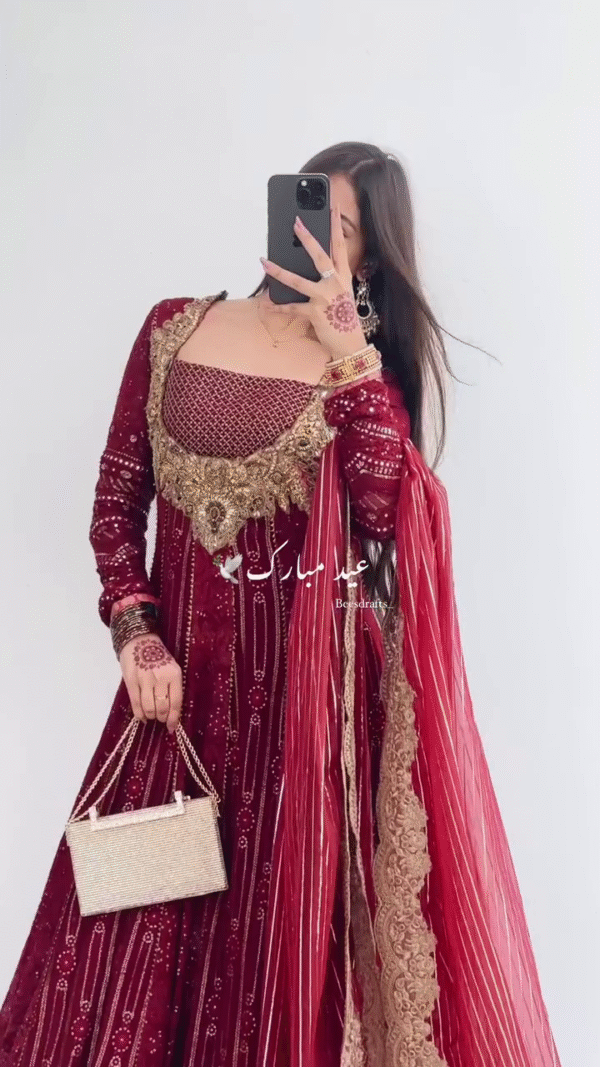 New Super Designer Collection Fancy Heavy Silk Suit With Embroidered Work